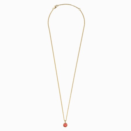 Dyrberg Kern Ette Gold Necklace - Coral